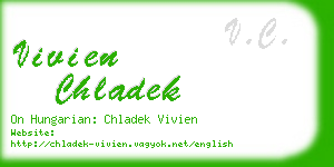 vivien chladek business card